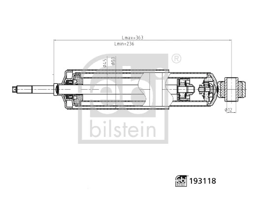 FEBI BILSTEIN Shock Absorber 193118