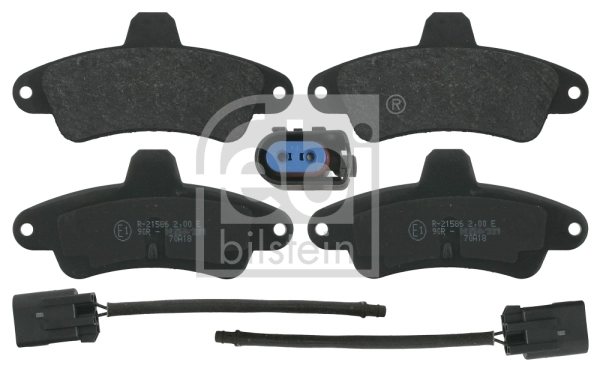 FEBI BILSTEIN Set bantalan rem, rem cakram 16159