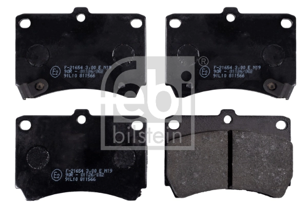 FEBI BILSTEIN Kit pastiglie freno, Freno a disco 16195