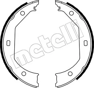 METELLI Bremsbackensatz, Feststellbremse 53-0017