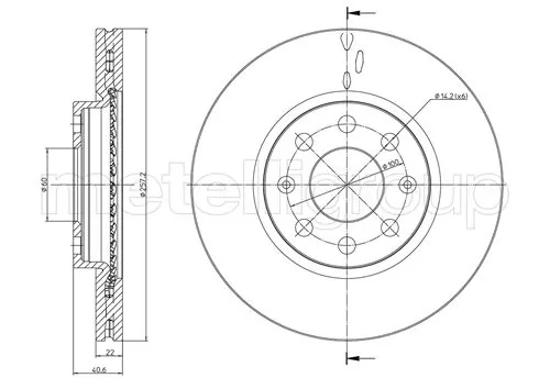 METELLI Fren diski 23-0835C