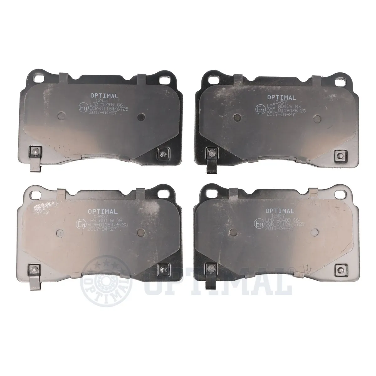 OPTIMAL Set Pad Brek, Brek Piring BP-12457