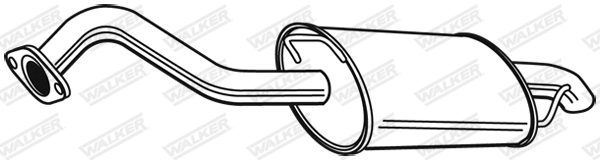 WALKER Endschalldämpfer 23369