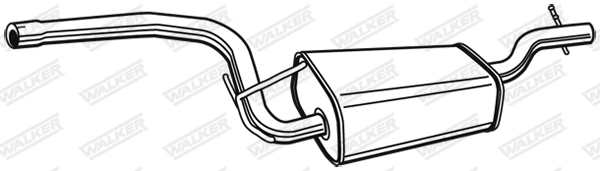 WALKER Silenziatore centrale 71002