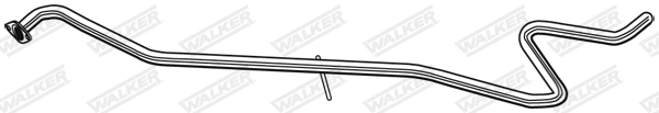 WALKER Tubo gas scarico 10619