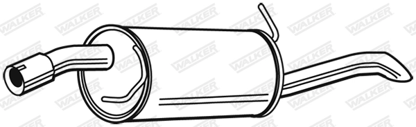 WALKER Silenziatore posteriore 23920