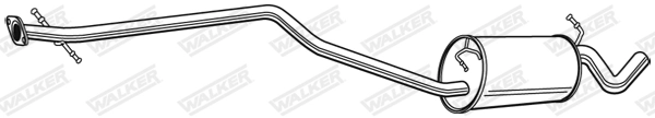 WALKER Silenziatore centrale 22656
