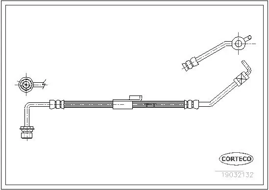 CORTECO Brake Hose 19032132