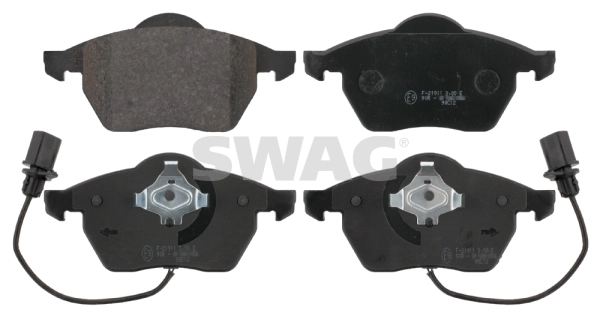 SWAG Jogo de pastilhas para travão de disco 30 91 6447