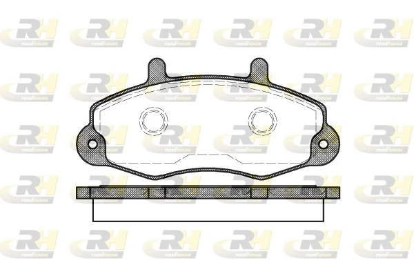 ROADHOUSE Kit pastiglie freno, Freno a disco 2391.00