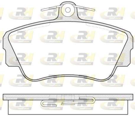 ROADHOUSE Kit pastiglie freno, Freno a disco 2309.00