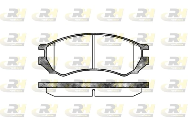 ROADHOUSE Kit pastiglie freno, Freno a disco 2344.00