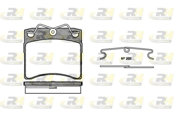 ROADHOUSE Set Pad Brek, Brek Piring 2385.00