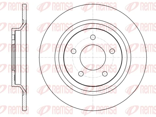 REMSA Brake Disc 61113.00