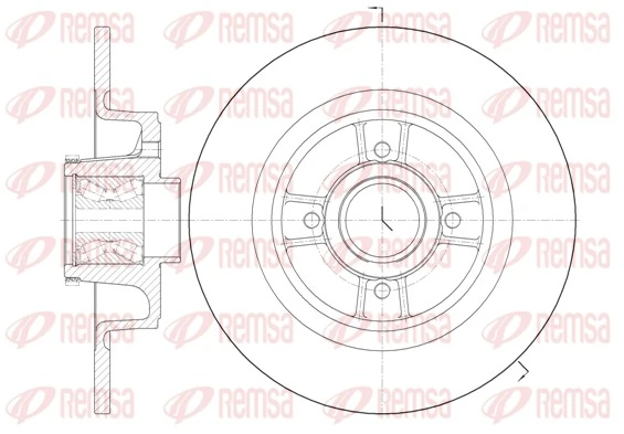 REMSA Disco freno 6698.20
