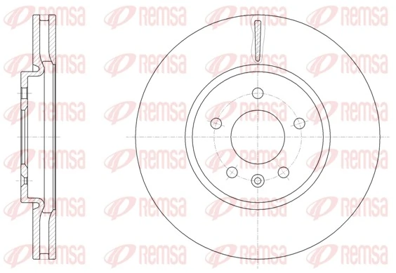 REMSA Disco freno 61541.10