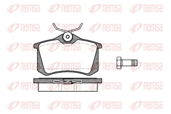 REMSA Set Pad Brek, Brek Piring 0263.01