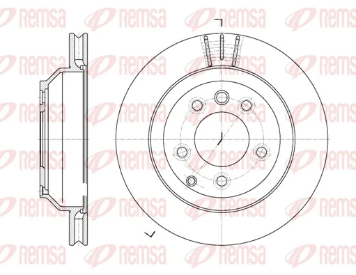 REMSA Disco freno 6971.10
