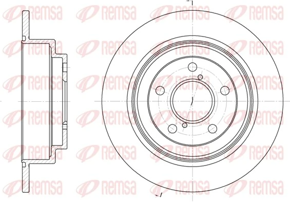 REMSA Disco freno 6398.00