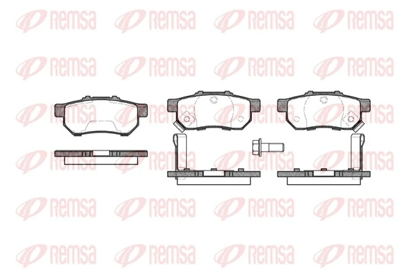 REMSA 브레이크 패드 세트, 디스크 브레이크 0233.52
