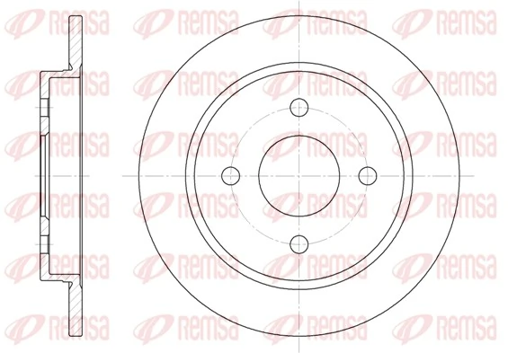 REMSA Brake Disc 6155.00