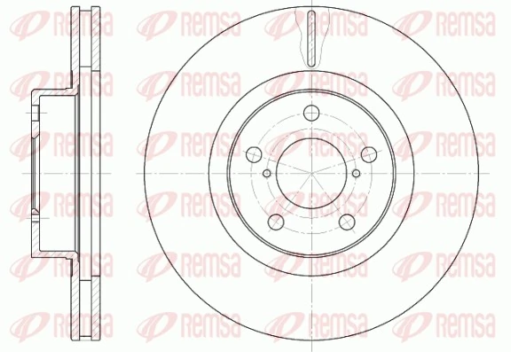 REMSA Disco freno 6715.10