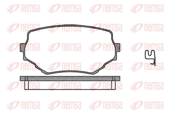 REMSA 刹车片 0594.02