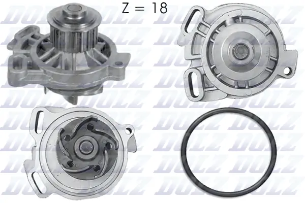 DOLZ Pompa air, pendingin mesin A176