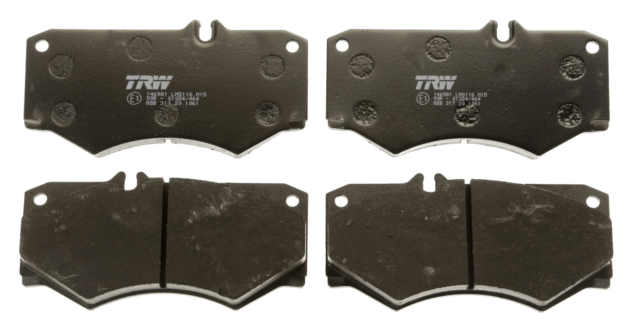 TRW Kit pastiglie freno, Freno a disco GDB317
