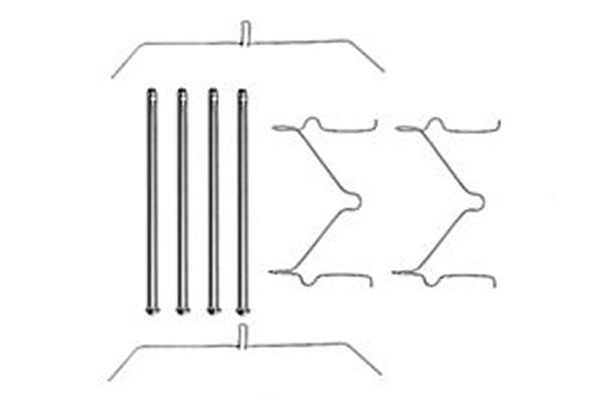 TRW Accessory Kit, disc brake pad PFK290