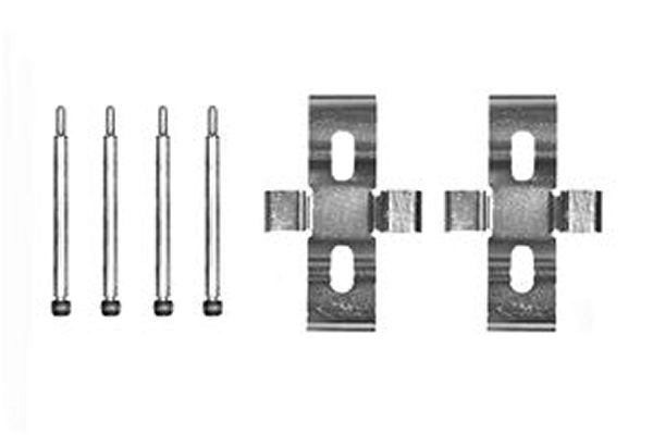 TRW Kit de accesorios, pastillas de frenos PFK172