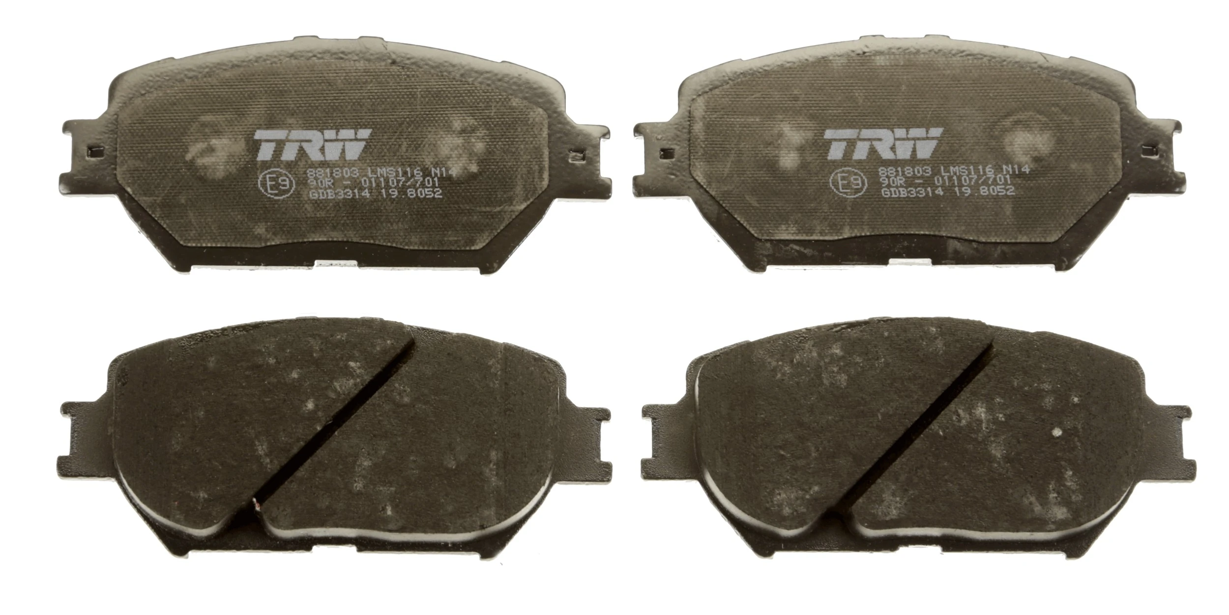 TRW Kit de plaquettes de frein, frein à disque GDB3314