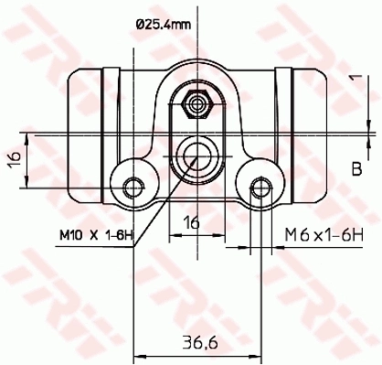 TRW Cylindre de roue BWL112