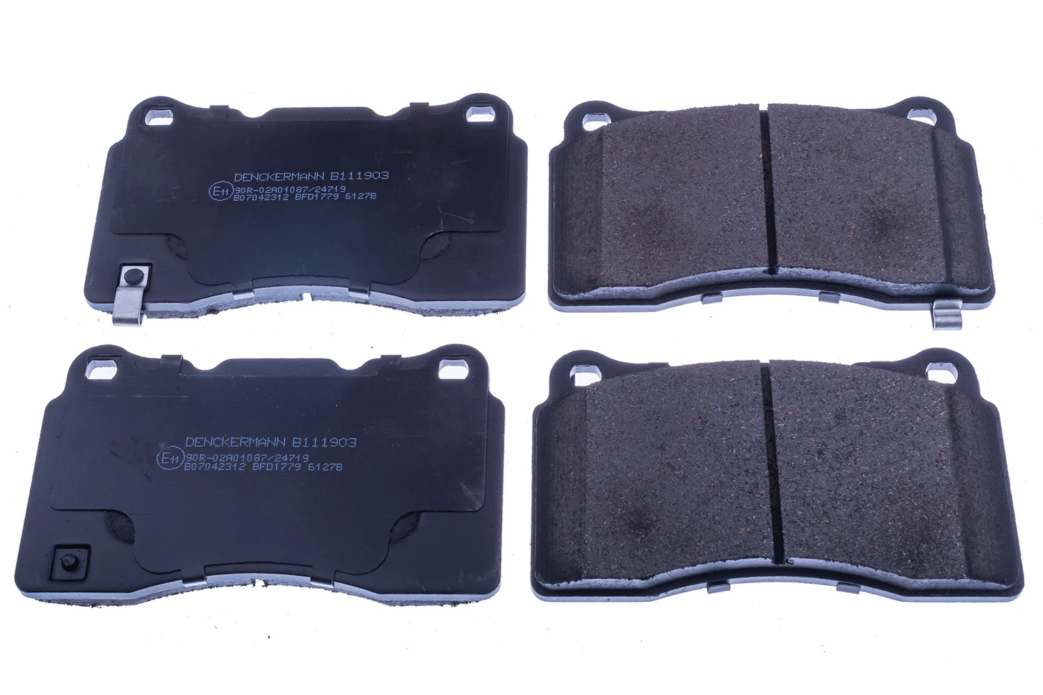 DENCKERMANN Set Pad Brek, Brek Piring B111903