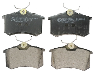 DENCKERMANN Set Pad Brek, Brek Piring B110860
