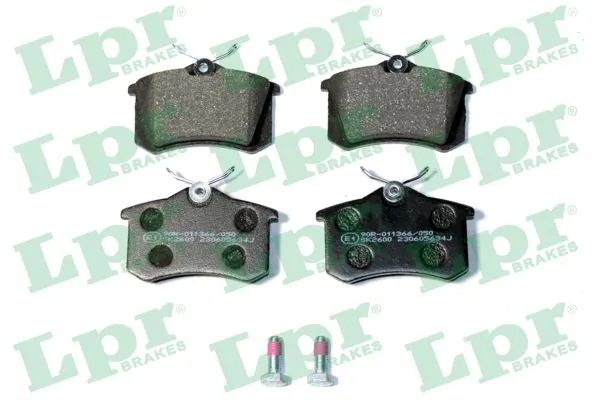 LPR Set bantalan rem, rem cakram 05P634