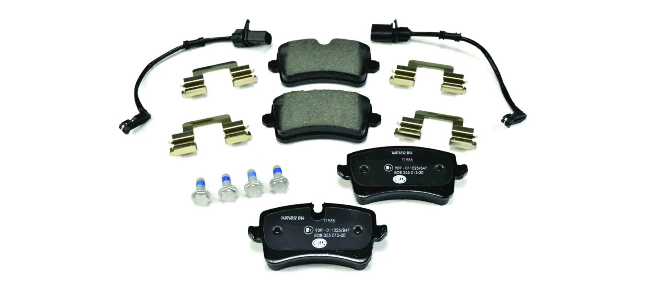 HELLA Kit pastiglie freno, Freno a disco 8DB 355 015-201