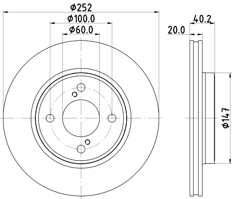HELLA Cincin rem 8DD 355 132-051