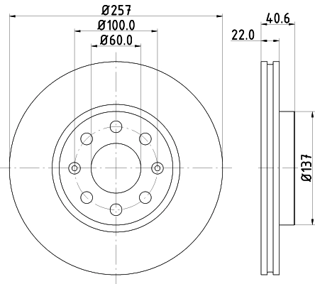 HELLA Fren diski 8DD 355 112-581