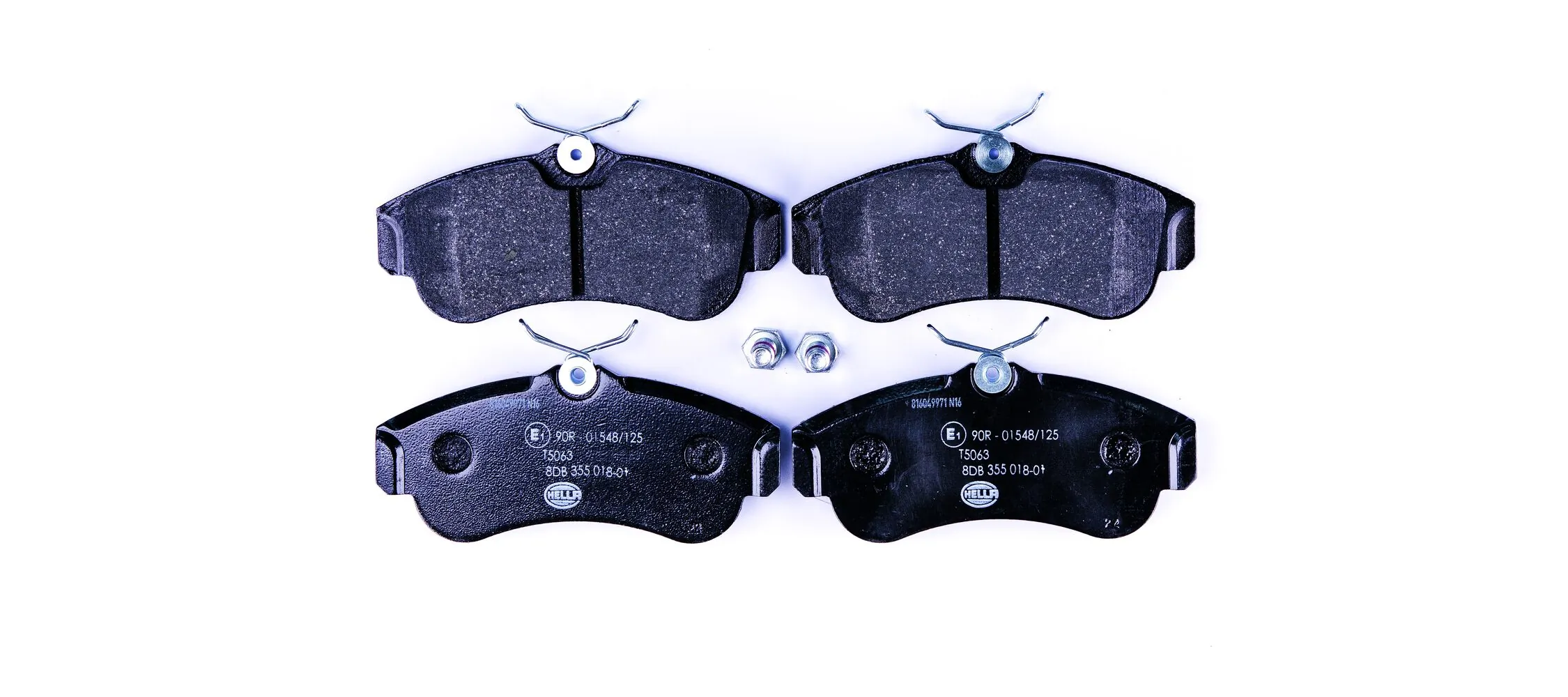 HELLA Kit pastiglie freno, Freno a disco 8DB 355 018-011