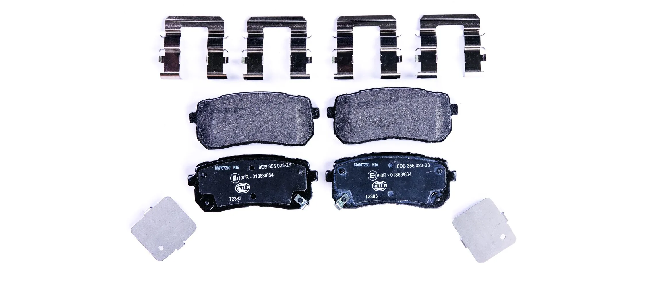HELLA ערכת רפידות בלם, בלמי דיסק 8DB 355 023-231