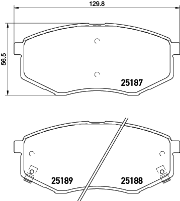 HELLA Kit de plaquettes de frein, frein à disque 8DB 355 019-791