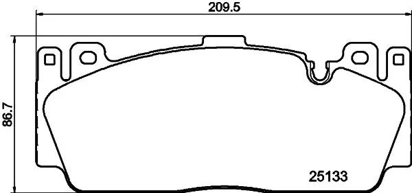 HELLA Kit pastiglie freno, Freno a disco 8DB 355 019-991