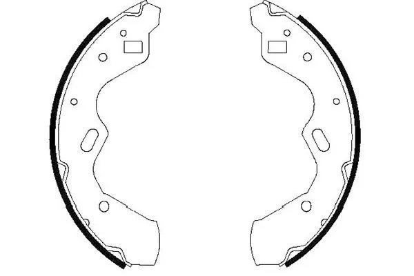 KAVO PARTS Juego de zapatas de frenos KBS-5412