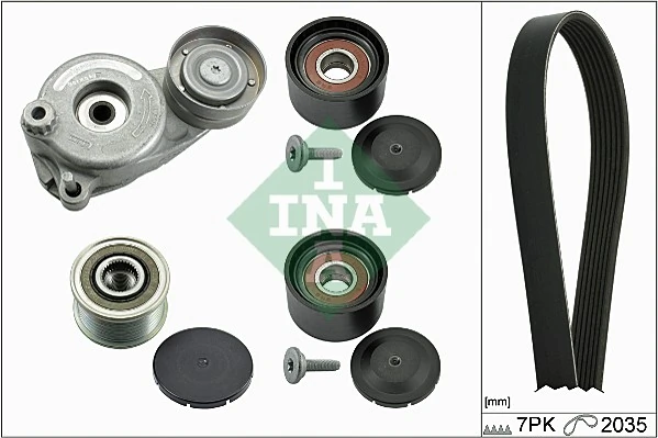 Schaeffler INA Juego de correas trapeciales poli V 529 0050 21