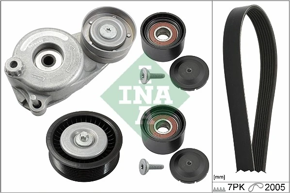 Schaeffler INA Juego de correas trapeciales poli V 529 0168 10