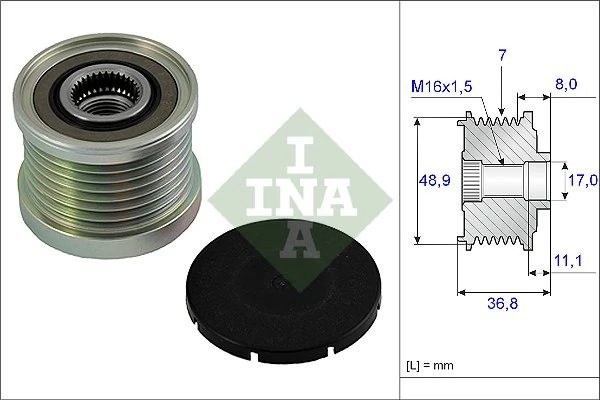 Schaeffler INA 발전기 프리휠 535 0081 10