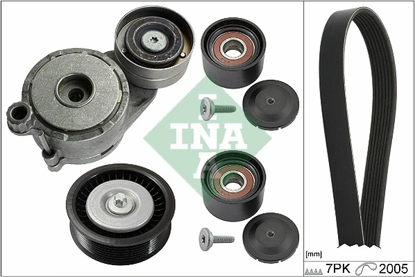 Schaeffler INA Juego de correas trapeciales poli V 529 0171 10