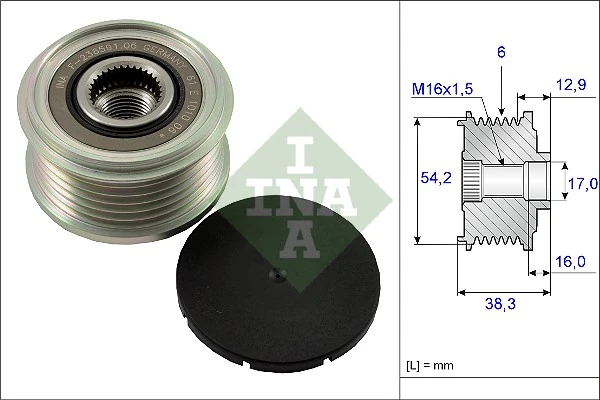 Schaeffler INA מצמד האלטרנטור 535 0062 10