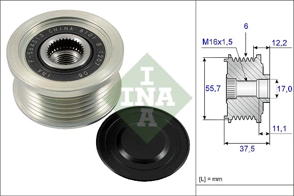 Schaeffler INA Alternatör serbest hareketi 535 0226 10